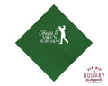 Custom Golf Retirement Party Cocktail Napkins