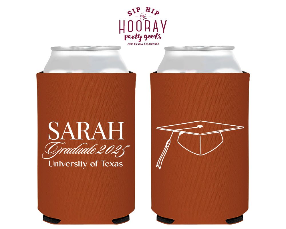 Custom Graduation Foam Can Coolers
