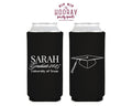 Custom Graduation Slim Foam Can Coolers