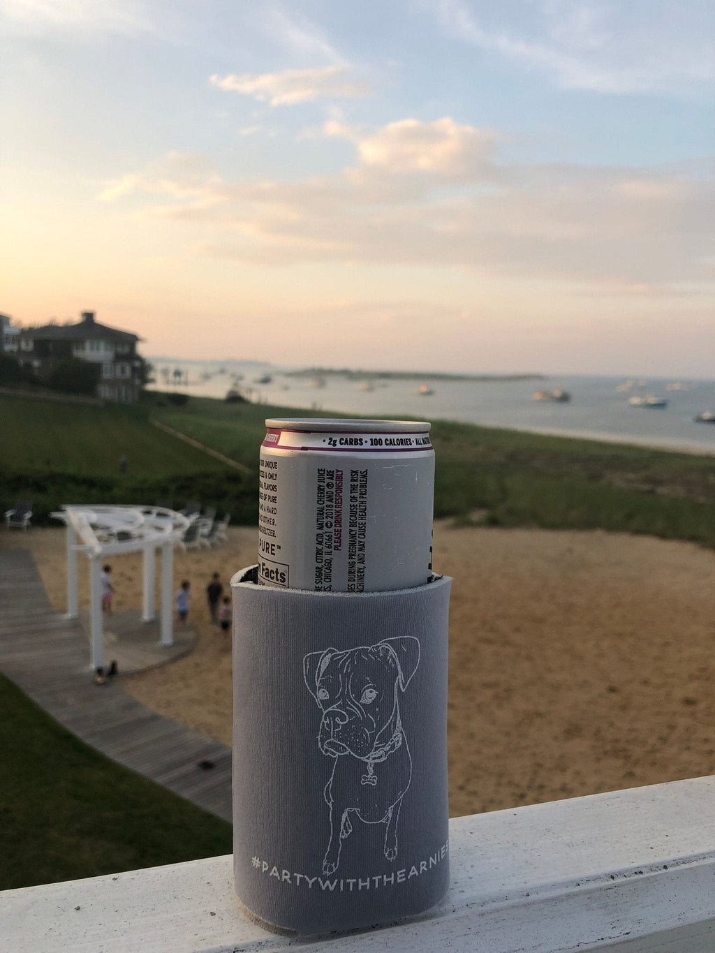 Hand Drawn Pet Portrait Can Coolers