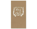 Custom Monogram Wedding Guest Towel Napkin Design #1680