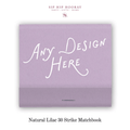 Custom Natural Lilac Luxe 30 Strike Matchbooks
