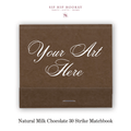 Custom Natural Milk Chocolate Luxe 30 Strike Matchbooks