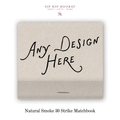 Custom Natural Smoke Luxe 30 Strike Matchbooks