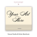Custom Natural Vanilla Luxe 30 Strike Matchbooks