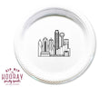 Custom Skyline Plates #1860
