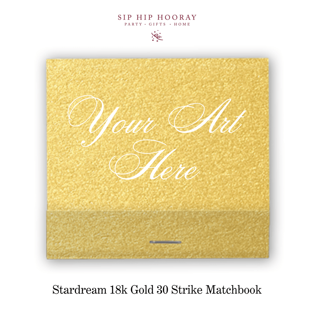 Custom Stardream 18k Gold Luxe 30 Strike Matchbooks