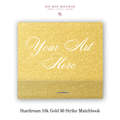 Custom Stardream 18k Gold Luxe 30 Strike Matchbooks
