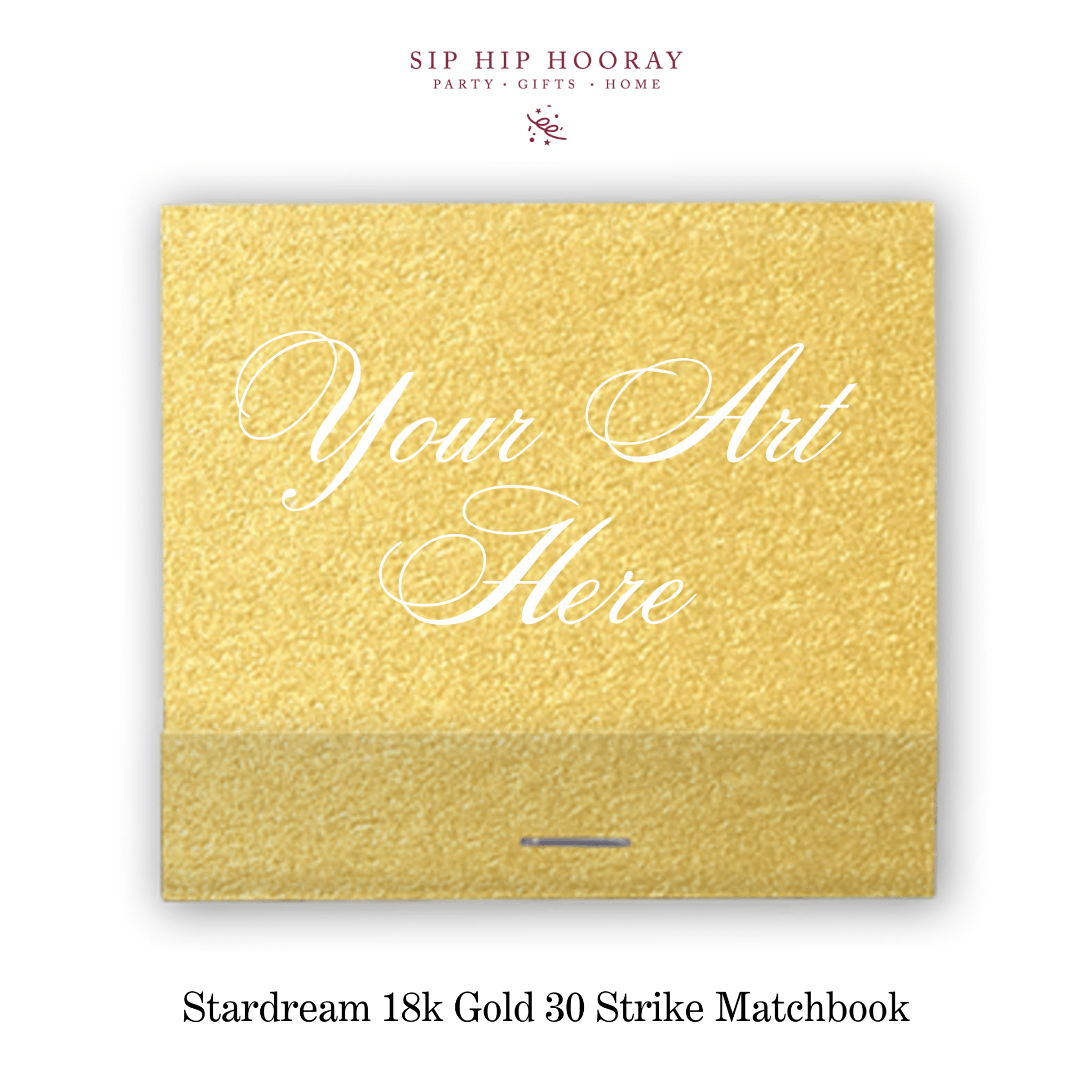 Custom Stardream 18k Gold Luxe 30 Strike Matchbooks