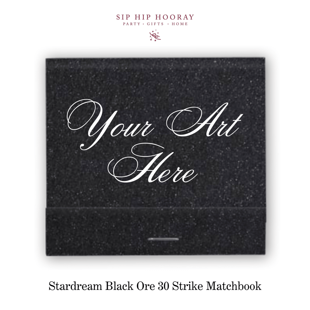 Custom Stardream Black Ore Luxe 30 Strike Matchbooks