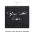 Custom Stardream Black Ore Luxe 30 Strike Matchbooks