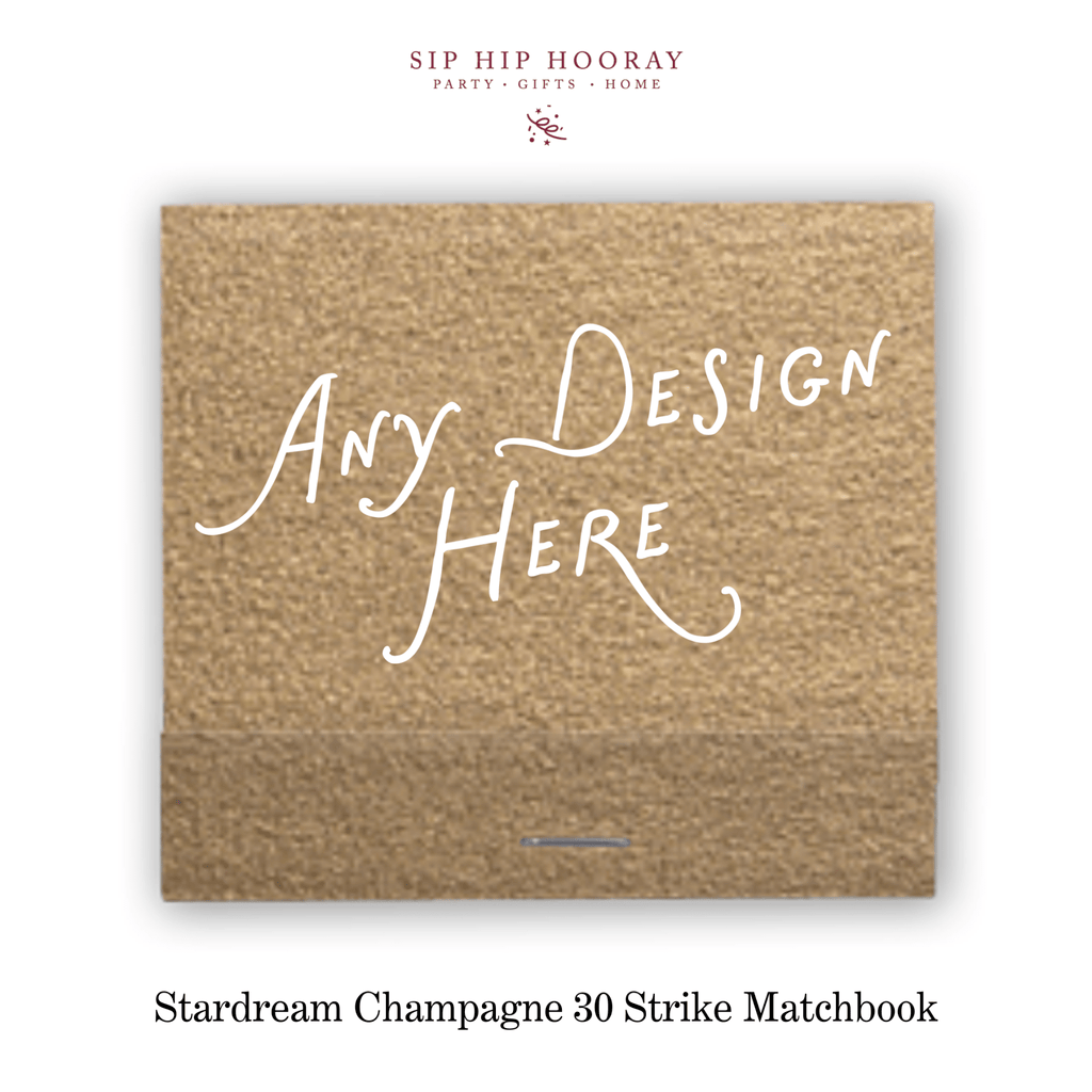 Custom Stardream Champagne Luxe 30 Strike Matchbooks