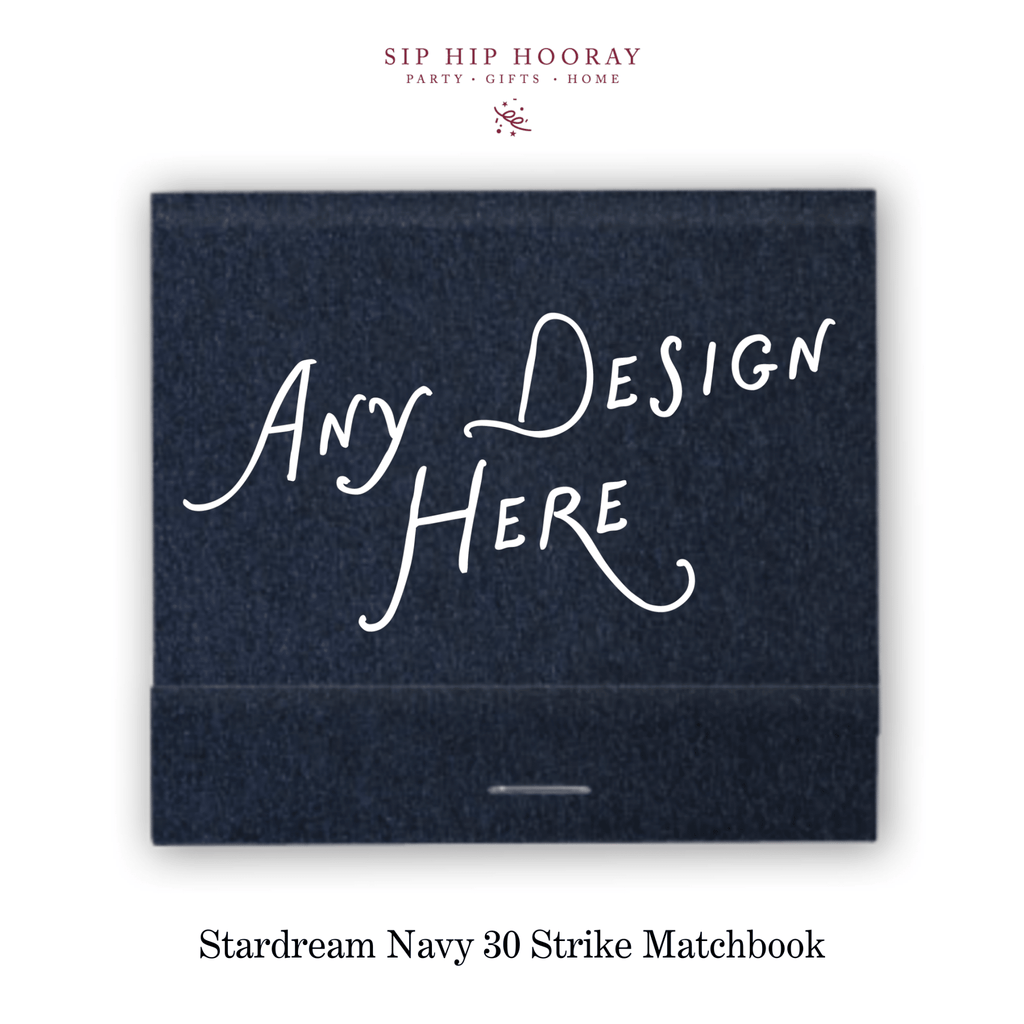 Custom Stardream Navy Luxe 30 Strike Matchbooks