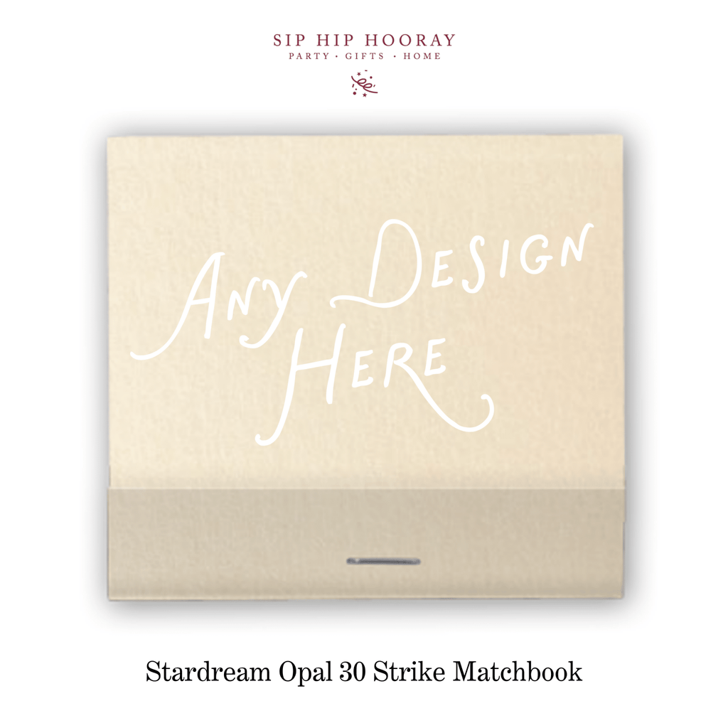 Custom Stardream Opal Luxe 30 Strike Matchbooks