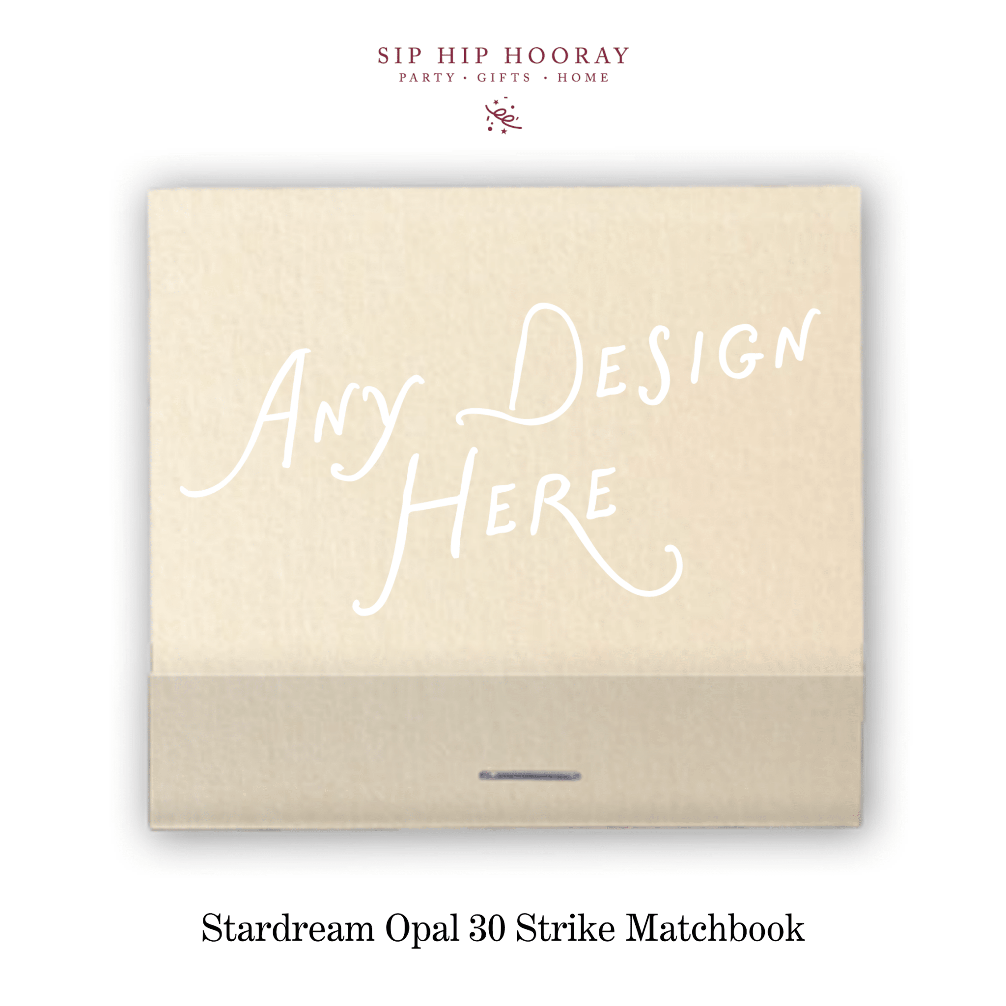 Custom Stardream Opal Luxe 30 Strike Matchbooks