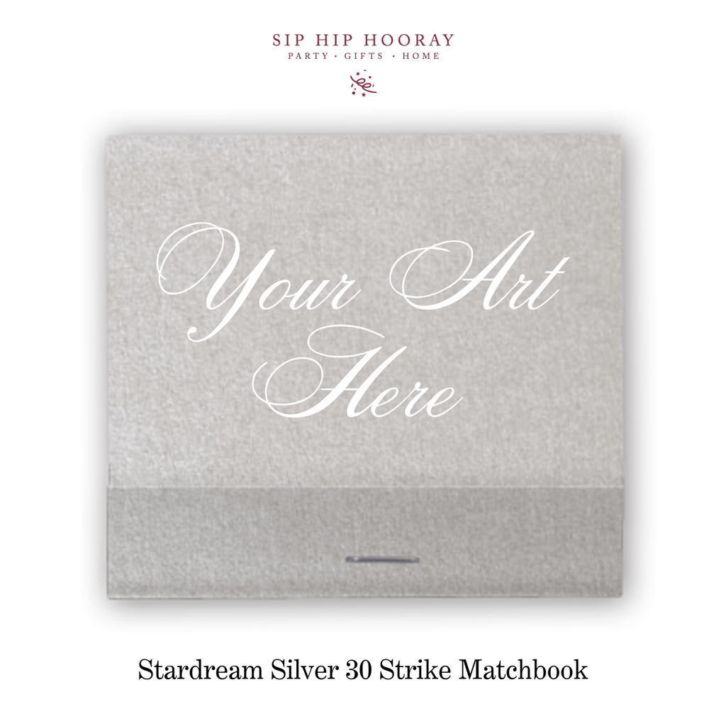Custom Stardream Silver Luxe 30 Strike Matchbooks