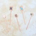 Custom Wedding Stir Sticks