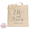 Custom Wedding Tote Bag Design #1416