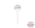 Custom Western Cowboy Hat Initial Stir Sticks
