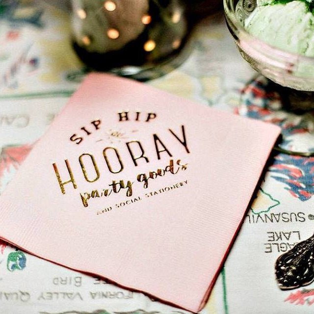 Custom Wreath Initials Beverage Napkin