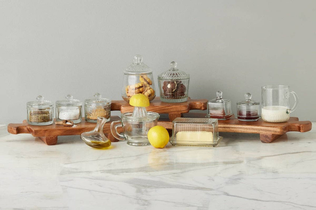 Bistro Glass Sugar Cellar with Scoop