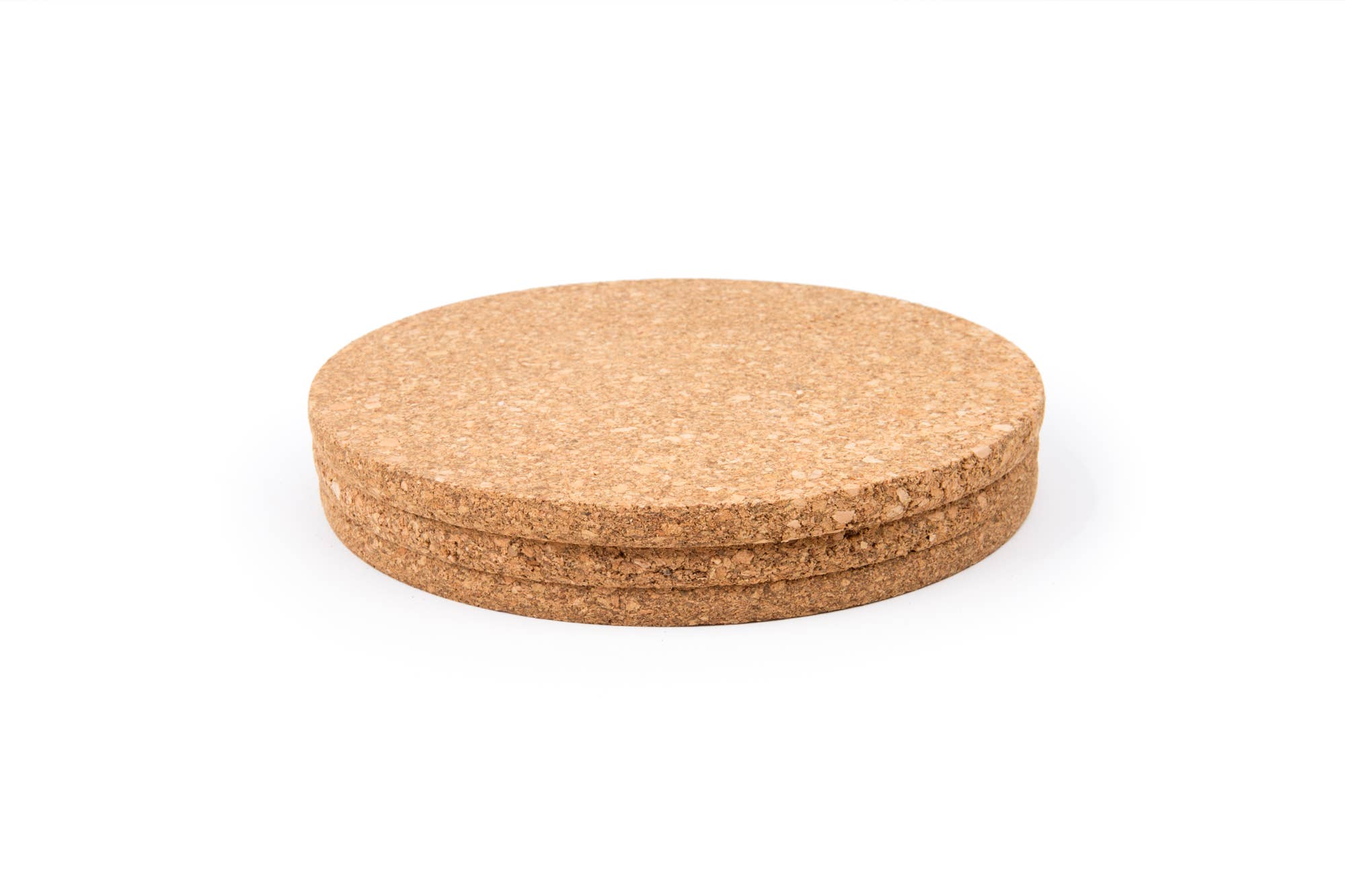 7.25" Round Cork Trivets - Set of 3