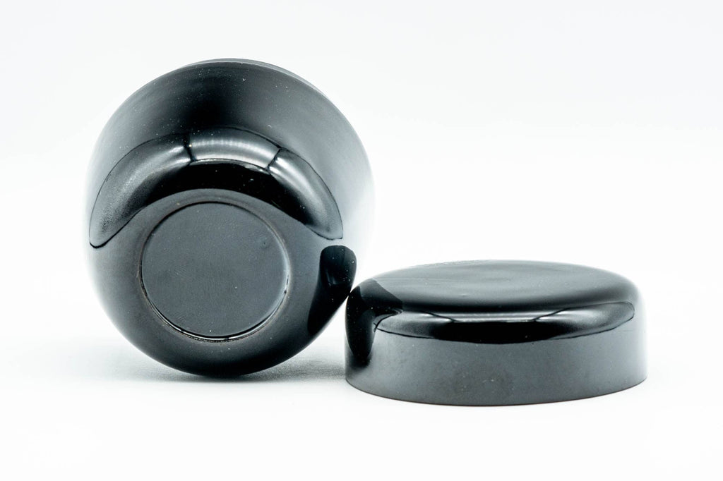 Japanese Natsume - Black Urushi Lacquer Matcha Tea Caddy - 80ml