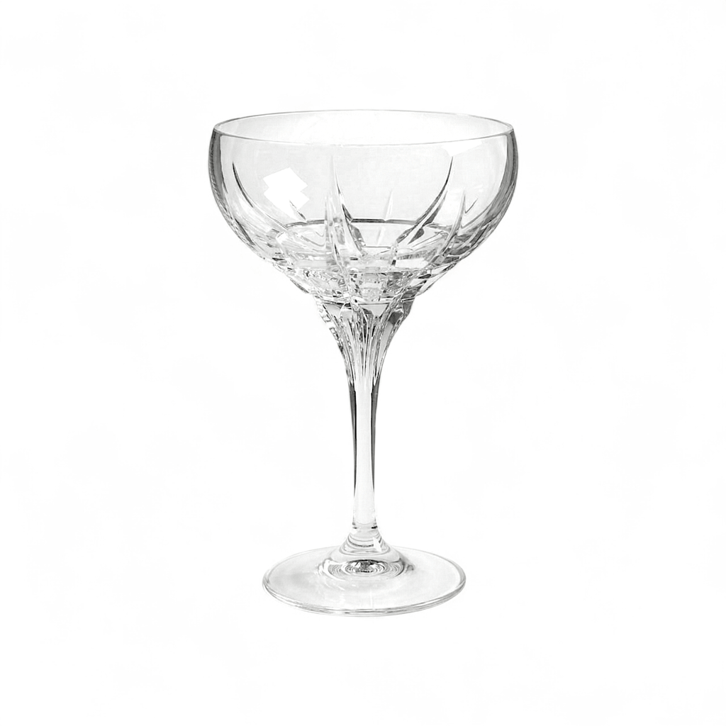DaVinci Crystal Carrara Champagne Saucer