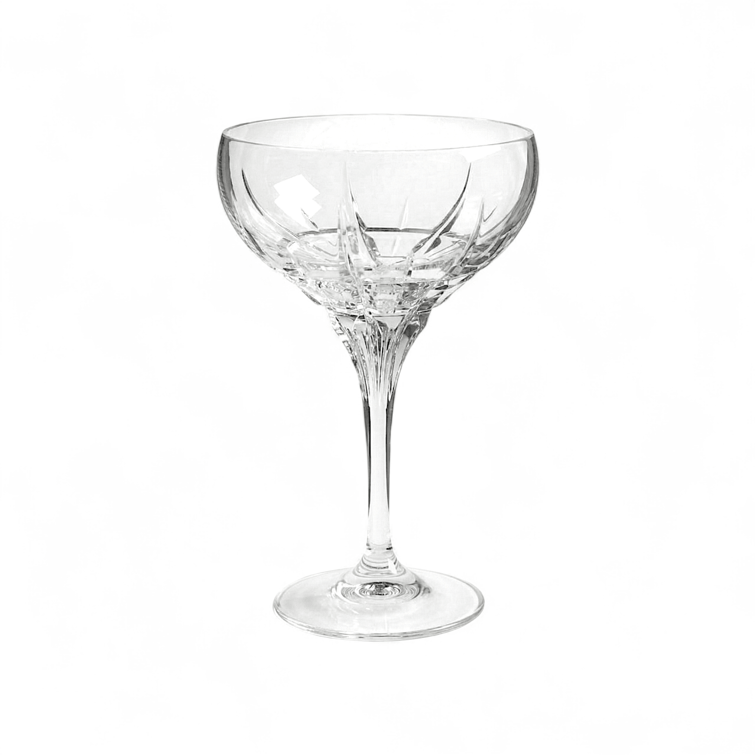 DaVinci Crystal Carrara Champagne Saucer