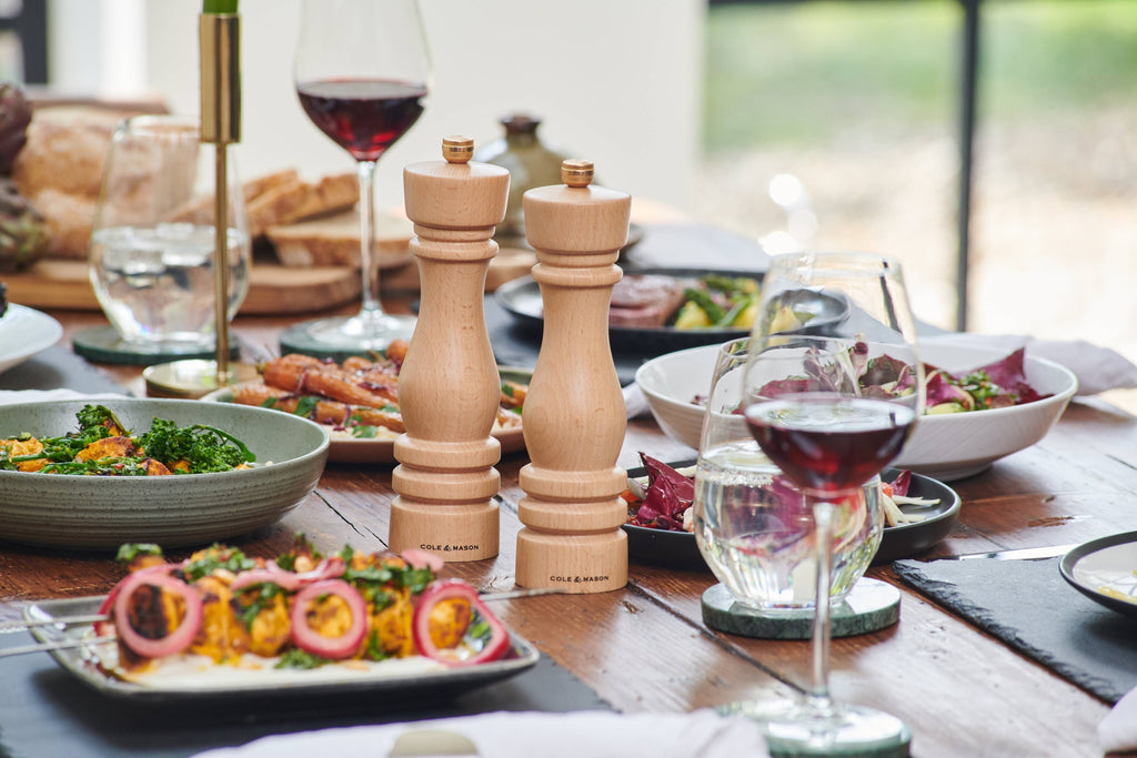 Natural Beech Salt & Pepper Mills
