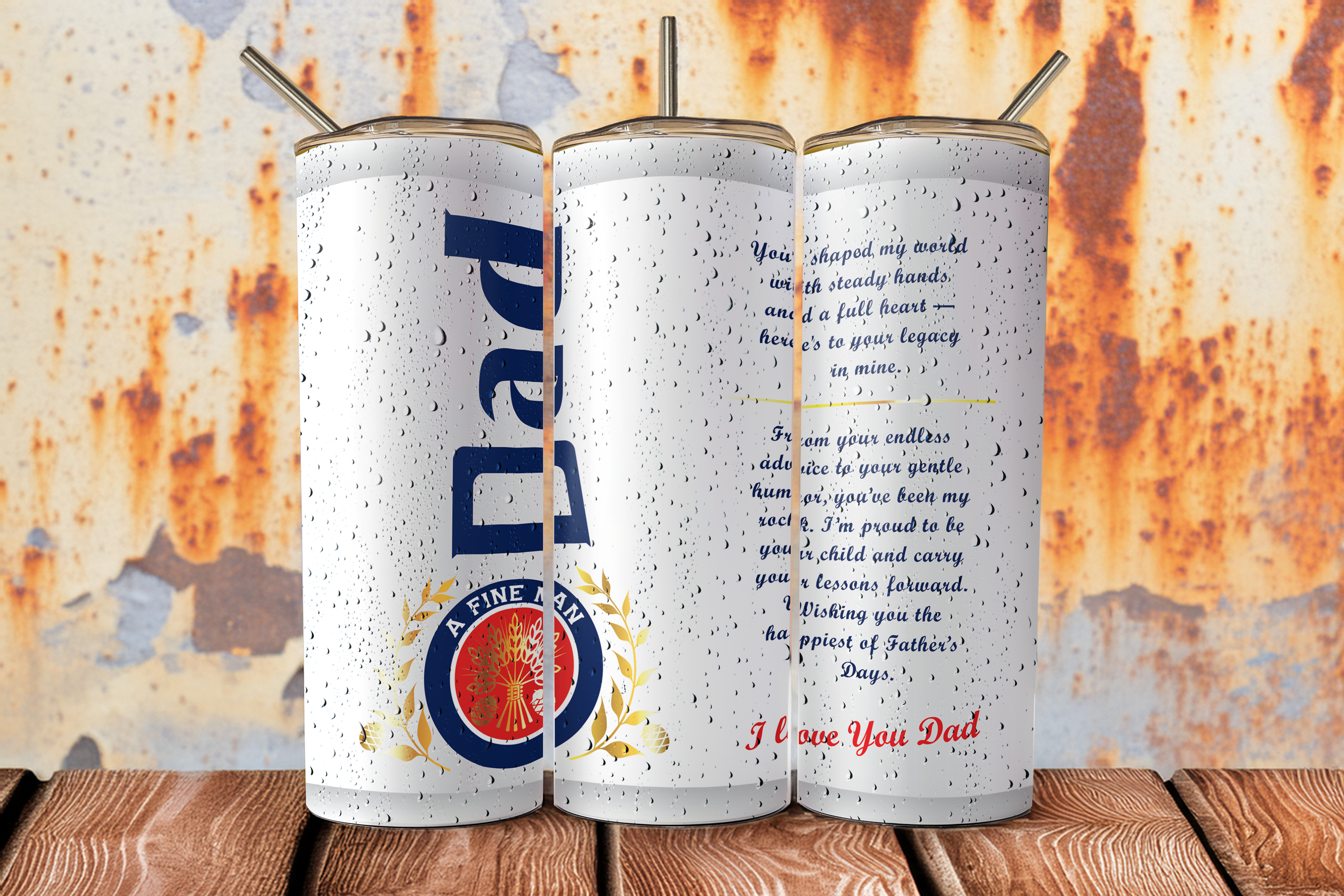 Digital Sublimation Designs - Father's Day 2025 Tumbler Wraps