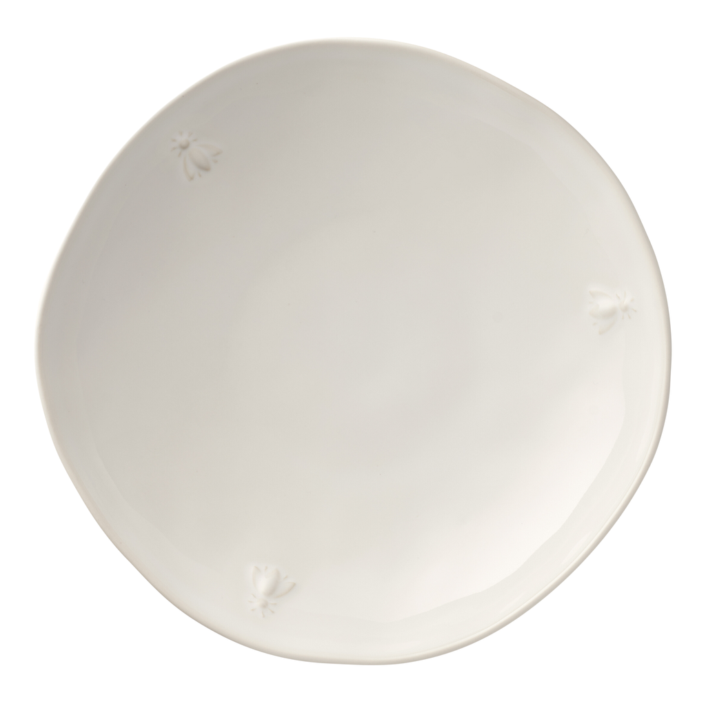 La Rochere Bee Ceramic Pasta Plate - Ecru