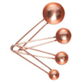 Now Designs Rose Gold Measuring Spoons - Set of 4