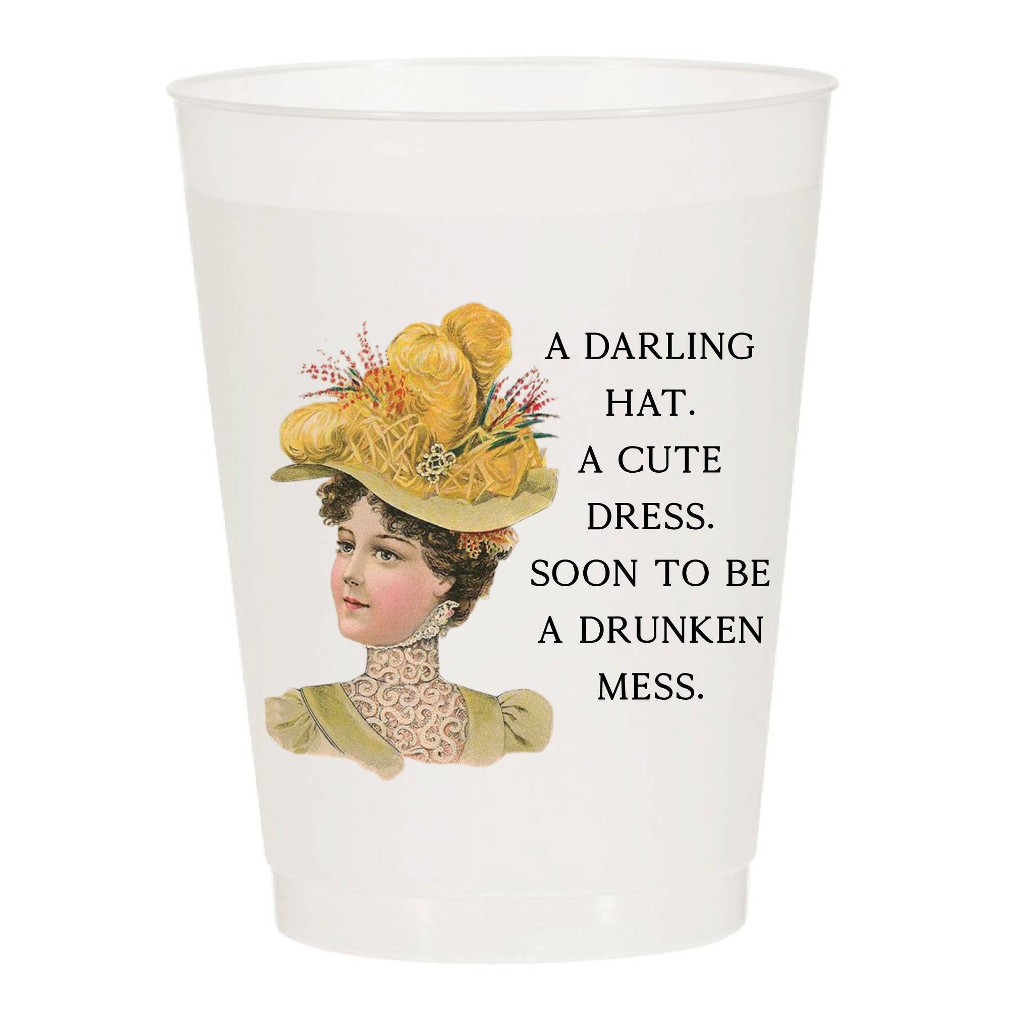 Darling Hat Kentucky Derby Frosted Cups- Derby