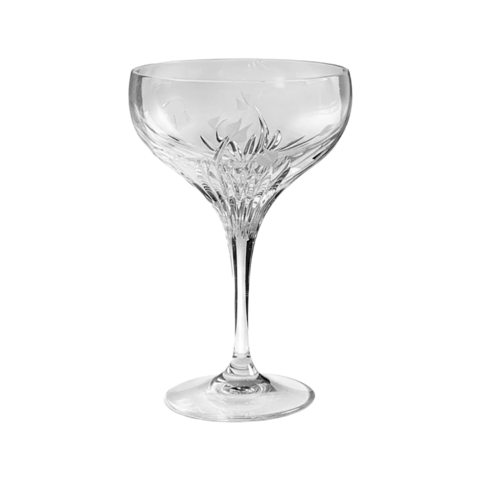 DaVinci Crystal Pisa Champagne Saucer