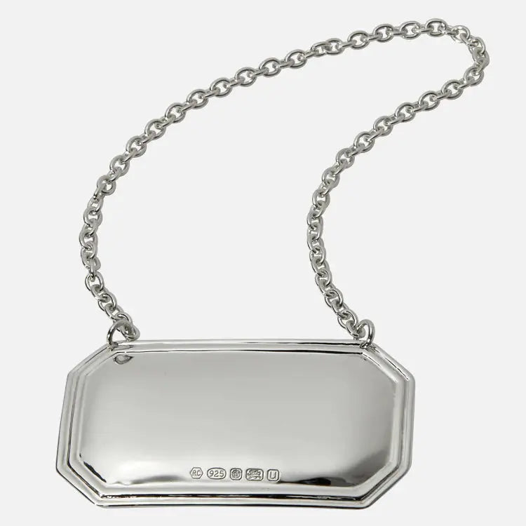 Carrs Sterling Silver Decanter Label
