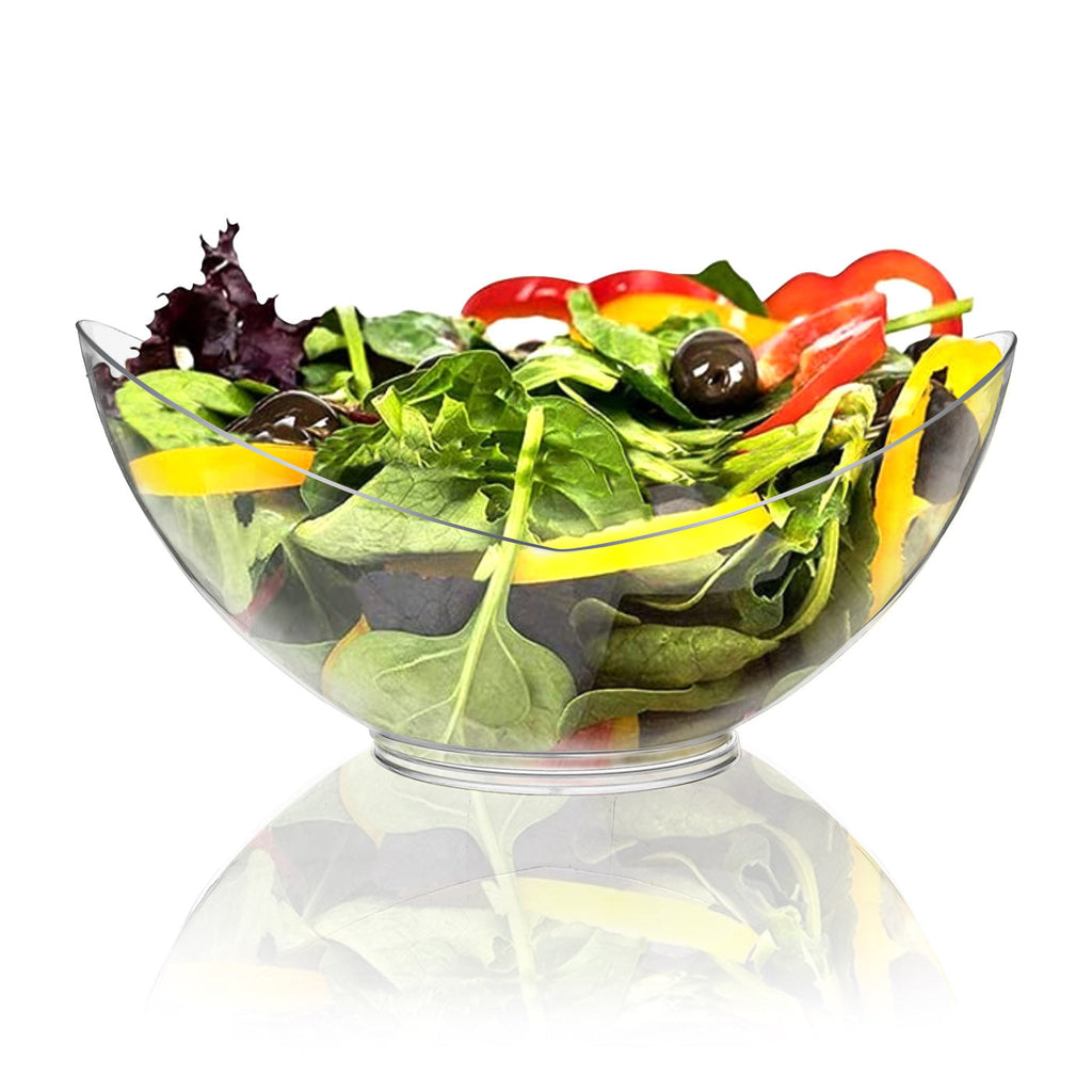 4 oz. Clear Big Disposable Plastic Concave Cups