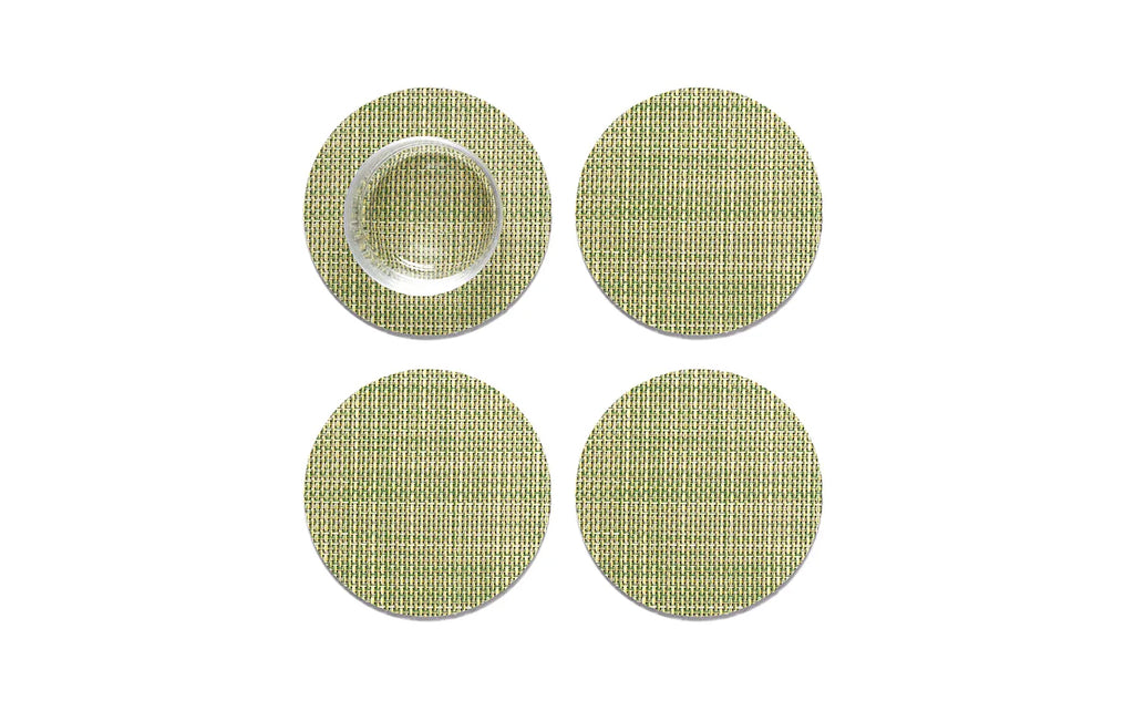 Chilewich Mini Basketweave Coasters - Pack of 4