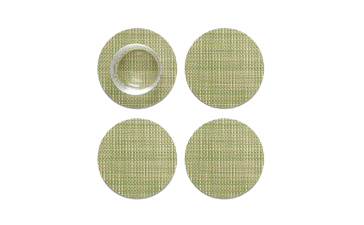 Chilewich Mini Basketweave Coasters - Pack of 4