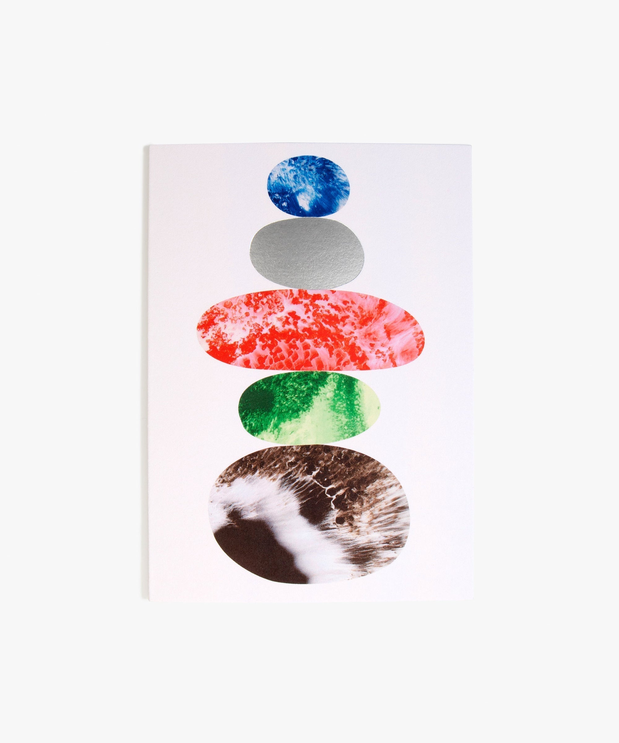 Watercolour Pebble Stack Greeting Card