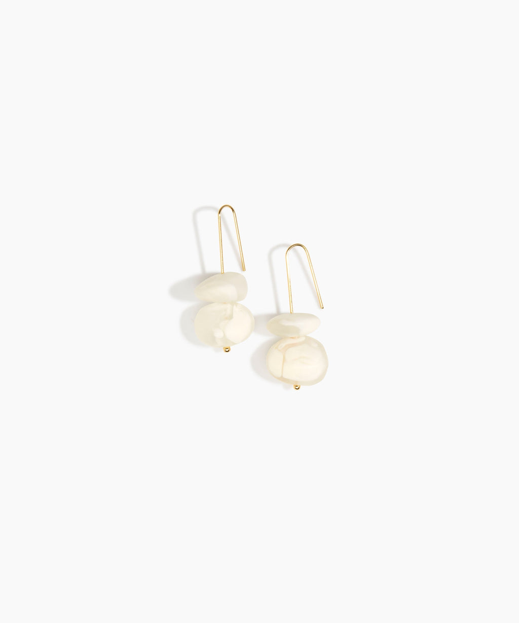 Temple Earth Wire Earrings