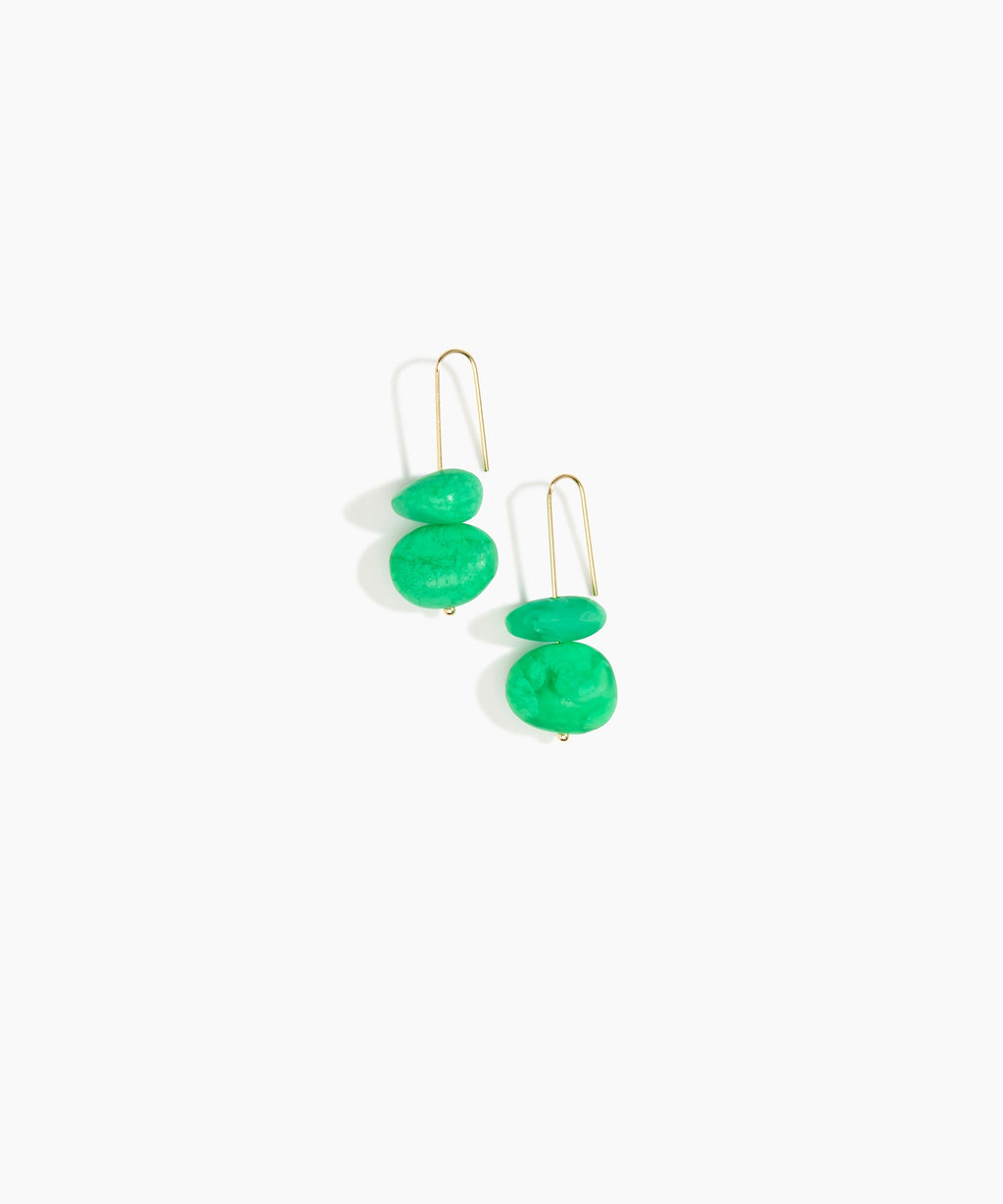 Temple Earth Wire Earrings