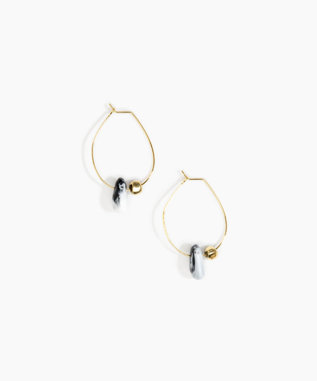 Joie De Vivre Hoop Earrings