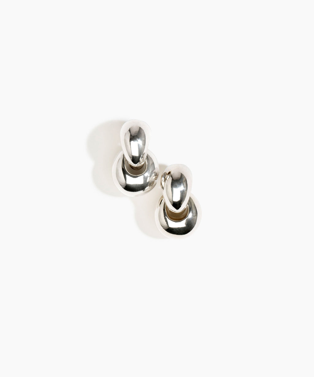 Double-Linked Chifferi Hoop Earrings