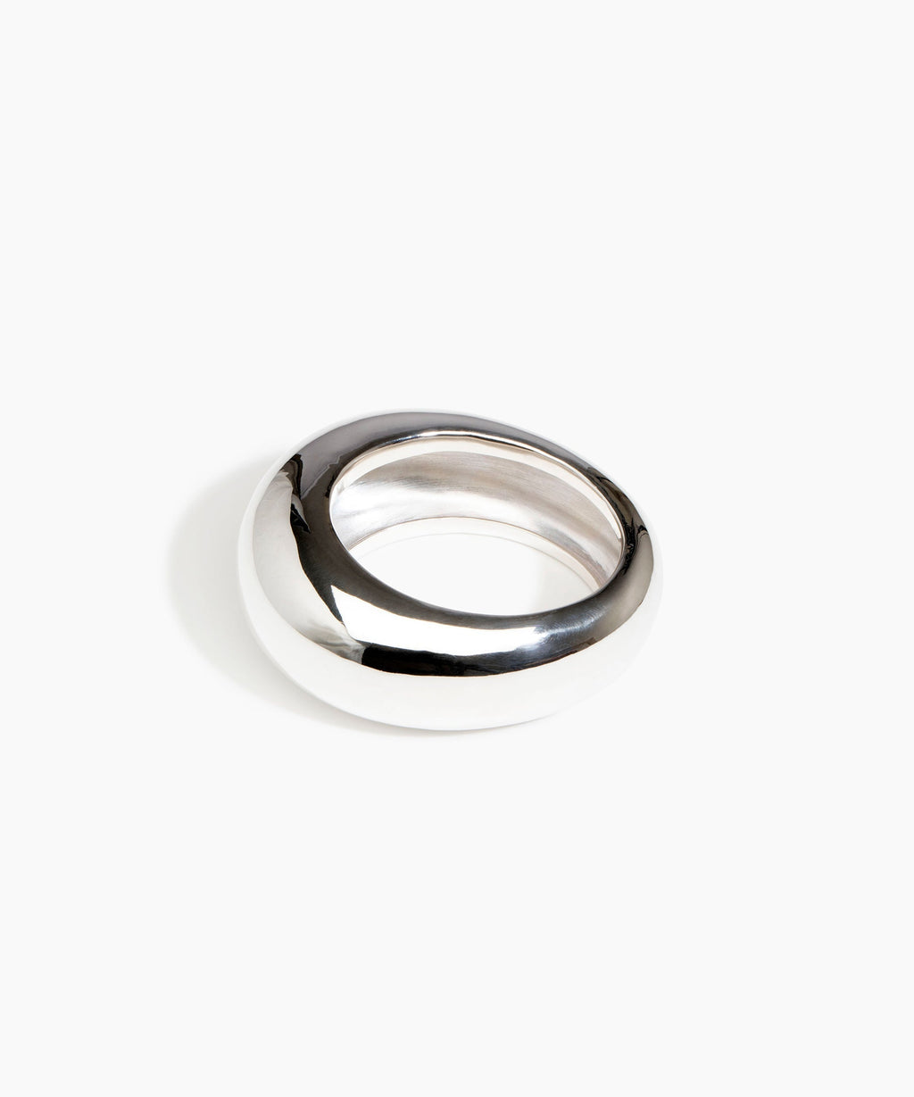 Wide Rock Bangle