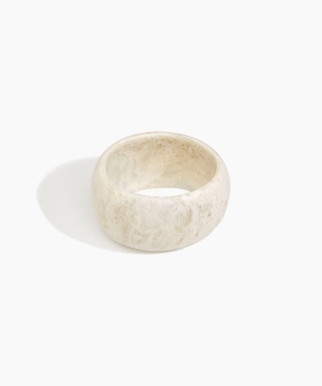 Large Organic Oval Bangle