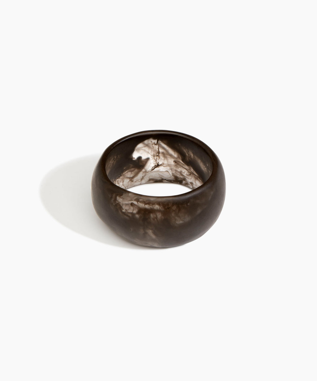 Large Organic Oval Bangle