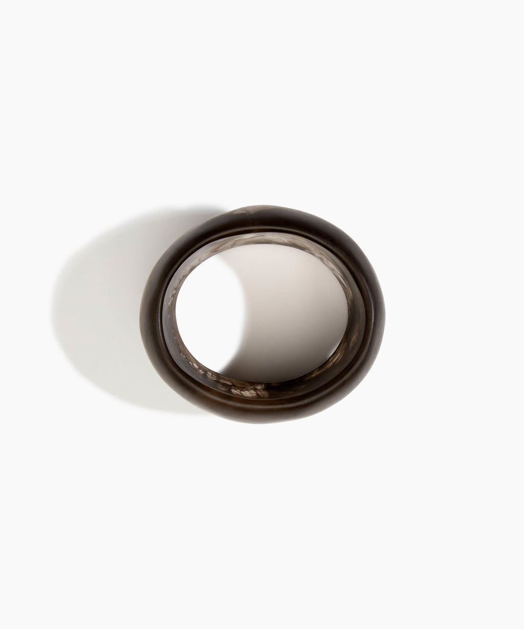 Large Organic Oval Bangle