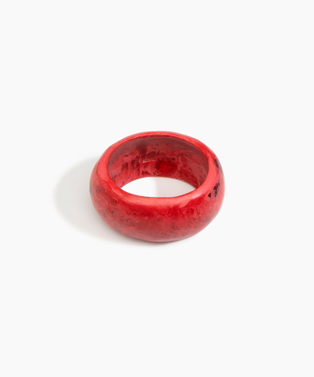 Large Organic Oval Bangle
