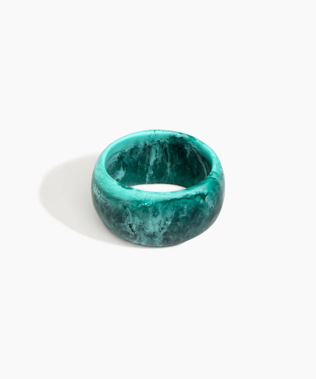 Large Organic Oval Bangle